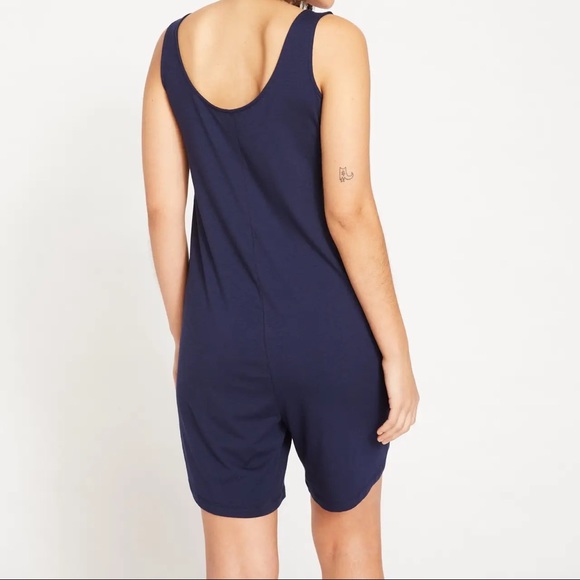 Universal Standard Navy jersey Leisure Romper Size S NWT - Picture 2 of 4